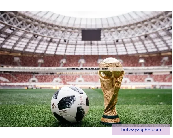 世界杯足球竞猜盘口深度解析与投注技巧趋势全指南冠军走势与实战策略
